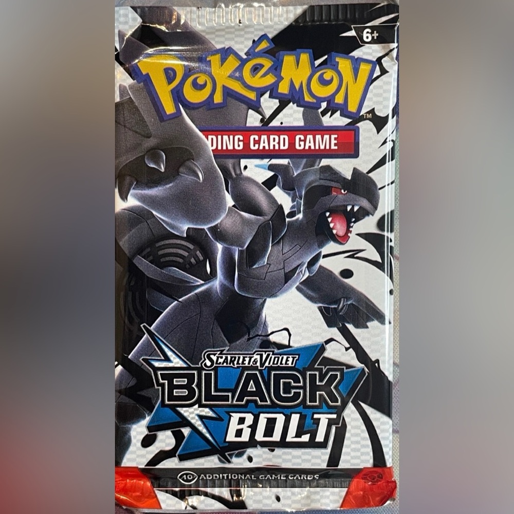 Pokemon TCG Scarlet & Violet Black Bolt Booster Pack Sealed 10 Cards From COSTCO